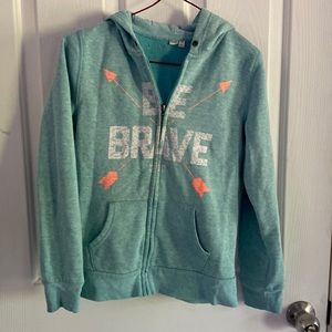 Girl’s size 14 Mudd zip up hoodie